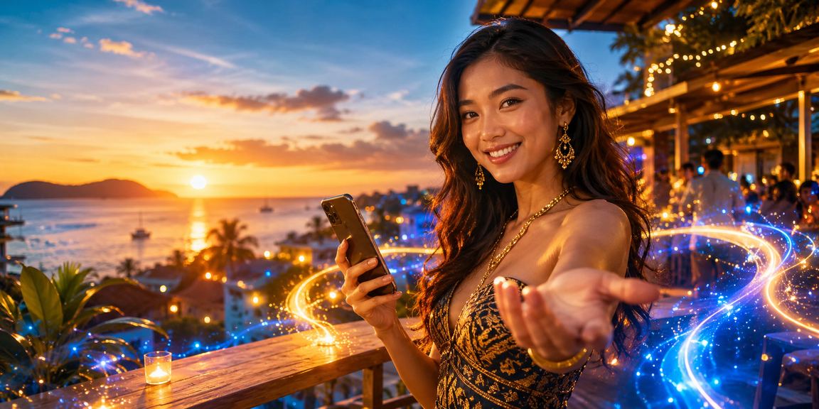 Pengguna Malaysia menggunakan aplikasi kasino suster123 di Kota Kinabalu pada telefon Android